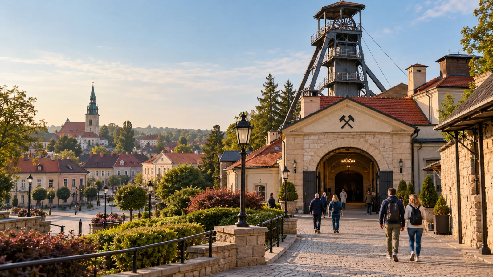 Komora solna na trasie turystycznej w Wieliczce